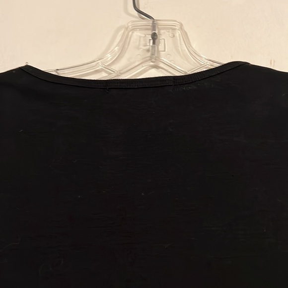 Ralph Lauren black long sleeve 100% cotton tee w/small patch pocket on sleeve - Picture 6 of 8